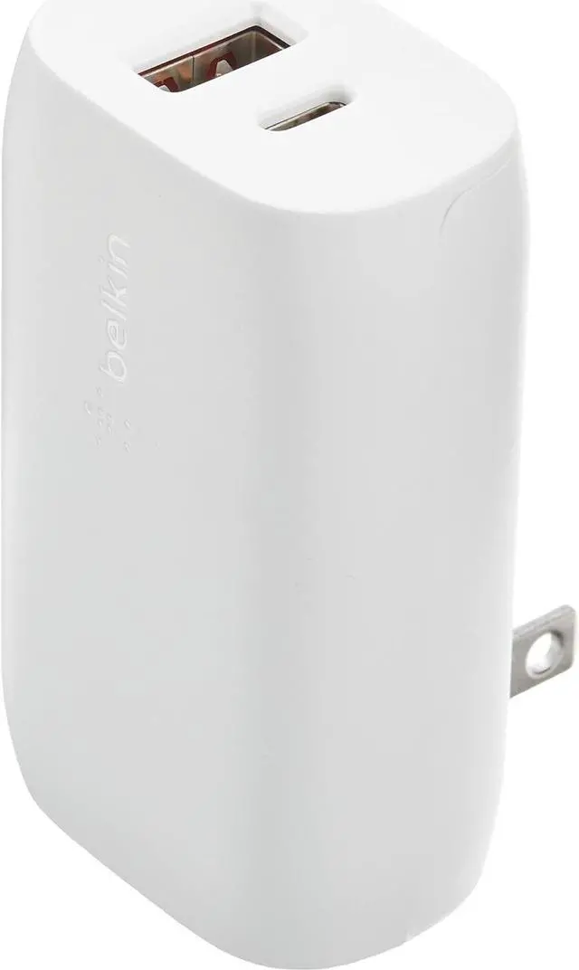 Alt view image 2 of 3 - "Belkin BoostCharge 4Pack Bundle 2 x 25W USB-C PD Wall Chargers With PPS+ USB-C To-USB-C Cable Bundle (2-Pack) White/Black "