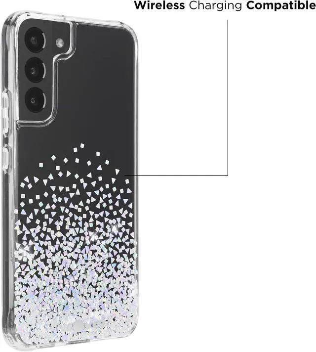 Alt view image 3 of 5 - Case-Mate Samsung Galaxy S22 Plus Case | Twinkle Ombre with Reflective Foil Elements