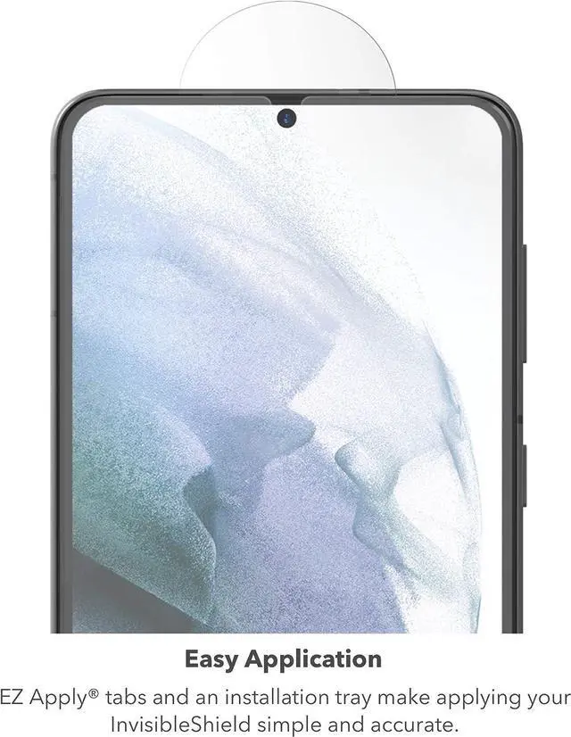 Alt view image 2 of 5 - ZAGG InvisibleShield GlassFusion+ with D3O - Hybrid Glass with D3O - Made for Samsung Galaxy S21+ (6.7") - Case Friendly