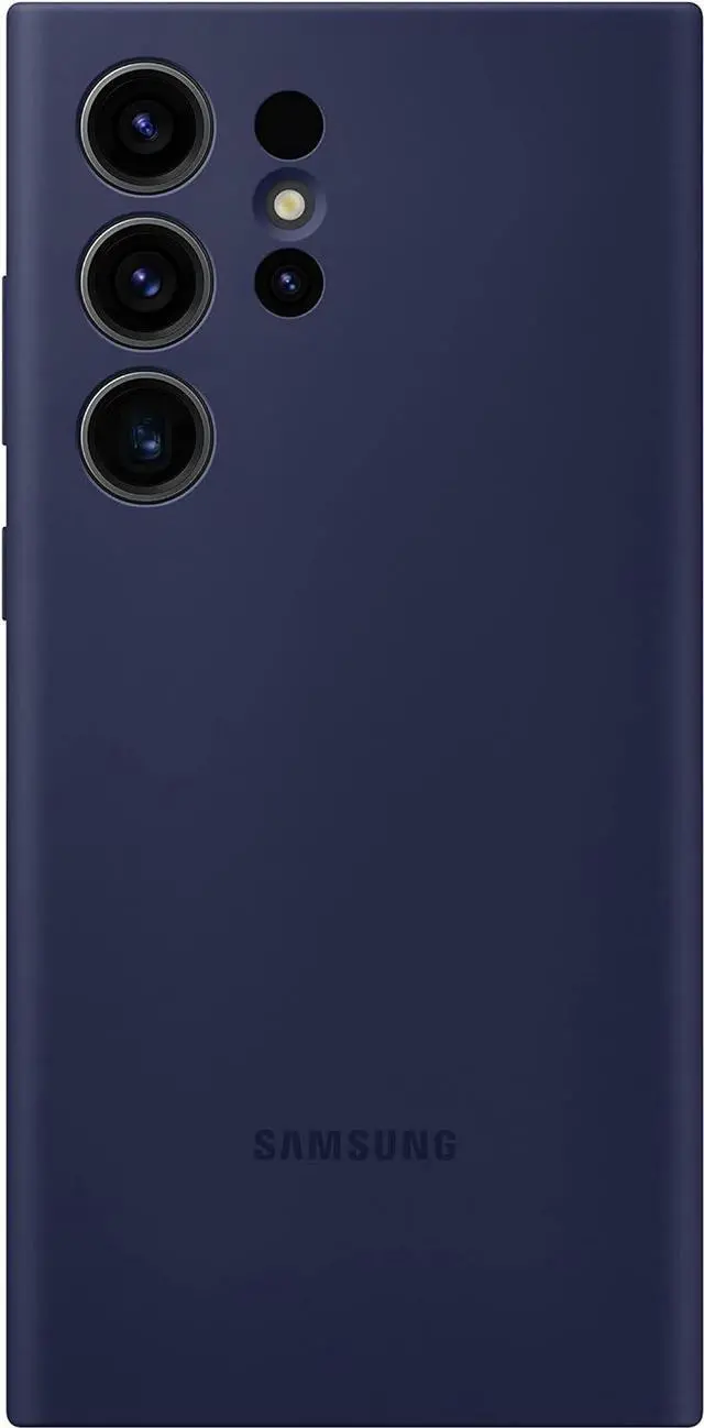 Alt view image 2 of 5 - Samsung Silicone Case Navy - Samsung Galaxy S23 Ultra