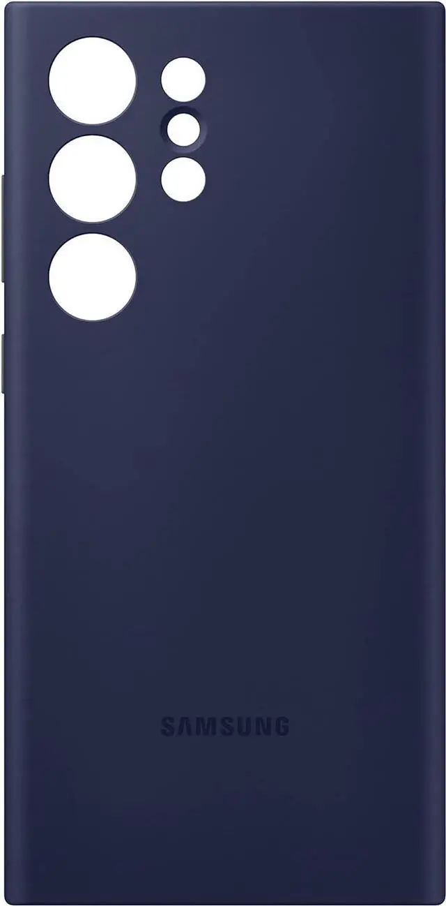 Alt view image 3 of 5 - Samsung Silicone Case Navy - Samsung Galaxy S23 Ultra