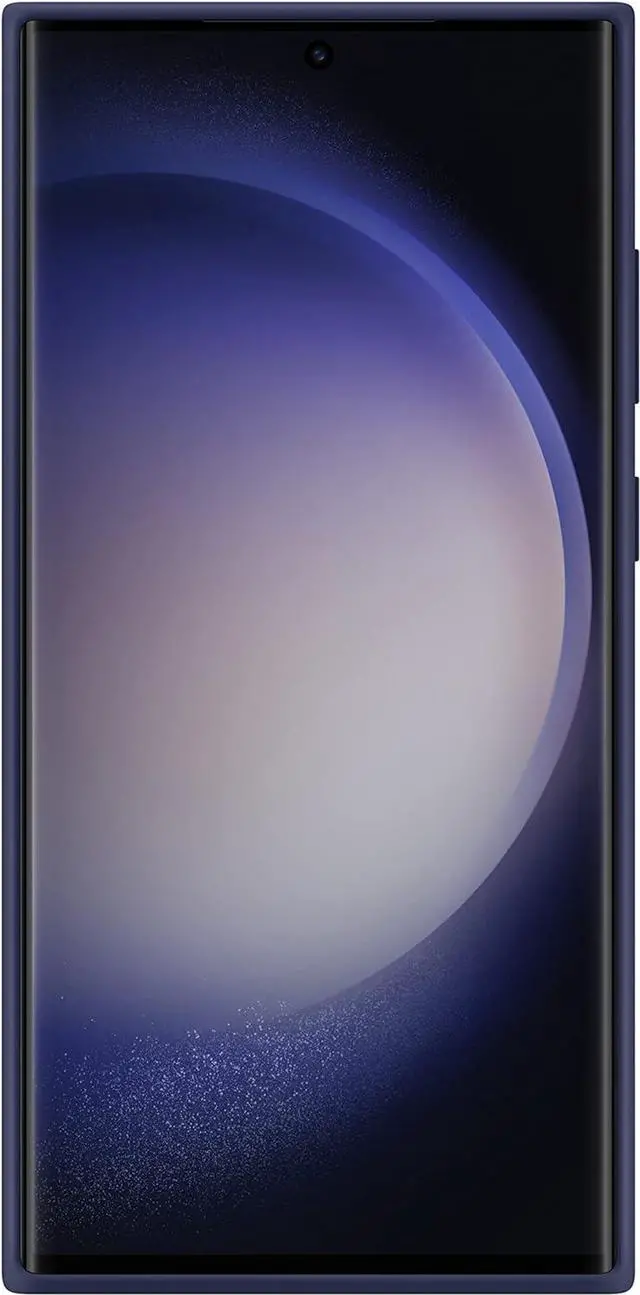 Alt view image 5 of 5 - Samsung Silicone Case Navy - Samsung Galaxy S23 Ultra
