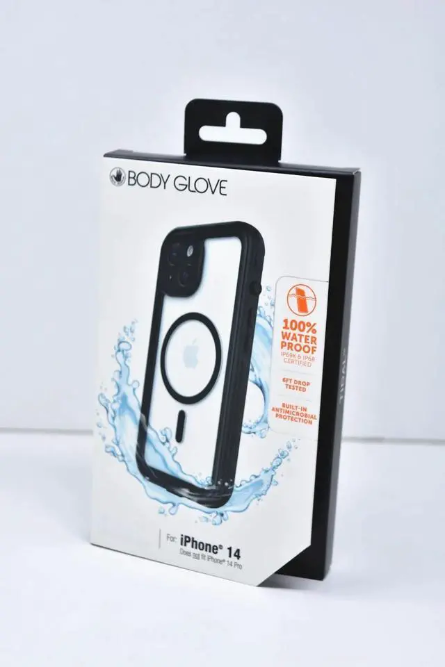 Main image of Body Glove Tidal Waterproof Case with Magsafe For iPhone 14 - Clear/ Black