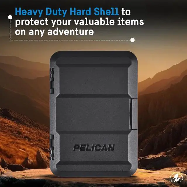 Alt view image 4 of 4 - Pelican Magnetic Wallet for iPhone [Card Holder] Heavy Duty Snap-on MagSafe Wallet - Detachable Hard Shell Magnetic Phone Wallet - for iPhone 15 Pro Max/ 15 Pro/ 15/ 14 Pro Max/ 14/ 13 Pro Max - Black
