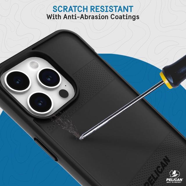 Main image of Pelican Protector 6.7" Apple iPhone 15 Pro Max Case | Compatible with MagSafe | 16FT MIL-STD Drop Protection | Magnetic Charging Phone Cases for iPhone 15 Pro Max with Anti-Scratch Technology | Black