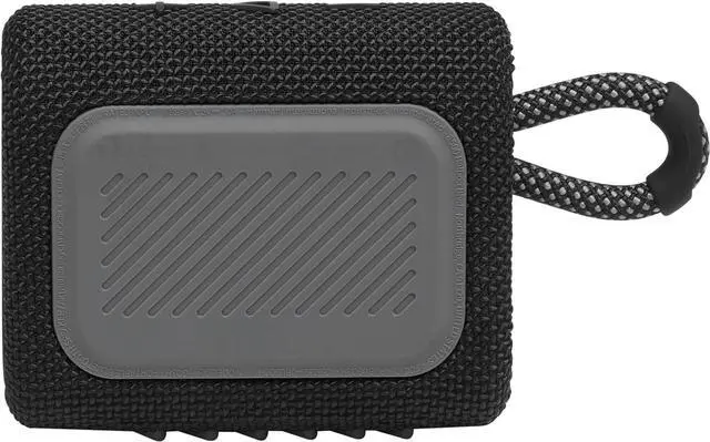 Alt view image 2 of 3 - JBL Go 3: Portable Speaker with Bluetooth, Built-in Battery, Waterproof and Dustproof Feature - Black