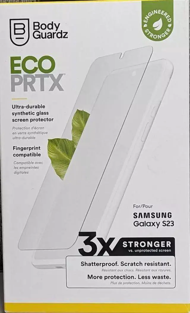 Main image of BodyGuardz Eco PRTX Flat Screen Protector - Samsung Galaxy S23