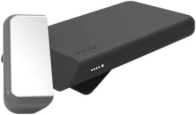 Alt view image 4 of 5 - Tylt Pivot Portable Wireless Power Bank + Stand Portable Wireless Charger Twists Into Fast Wireless Charging Stand Black
