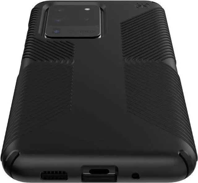 Alt view image 4 of 5 - Speck Products Presidio Grip Samsung Galaxy S20 Ultra Case, Black/Black