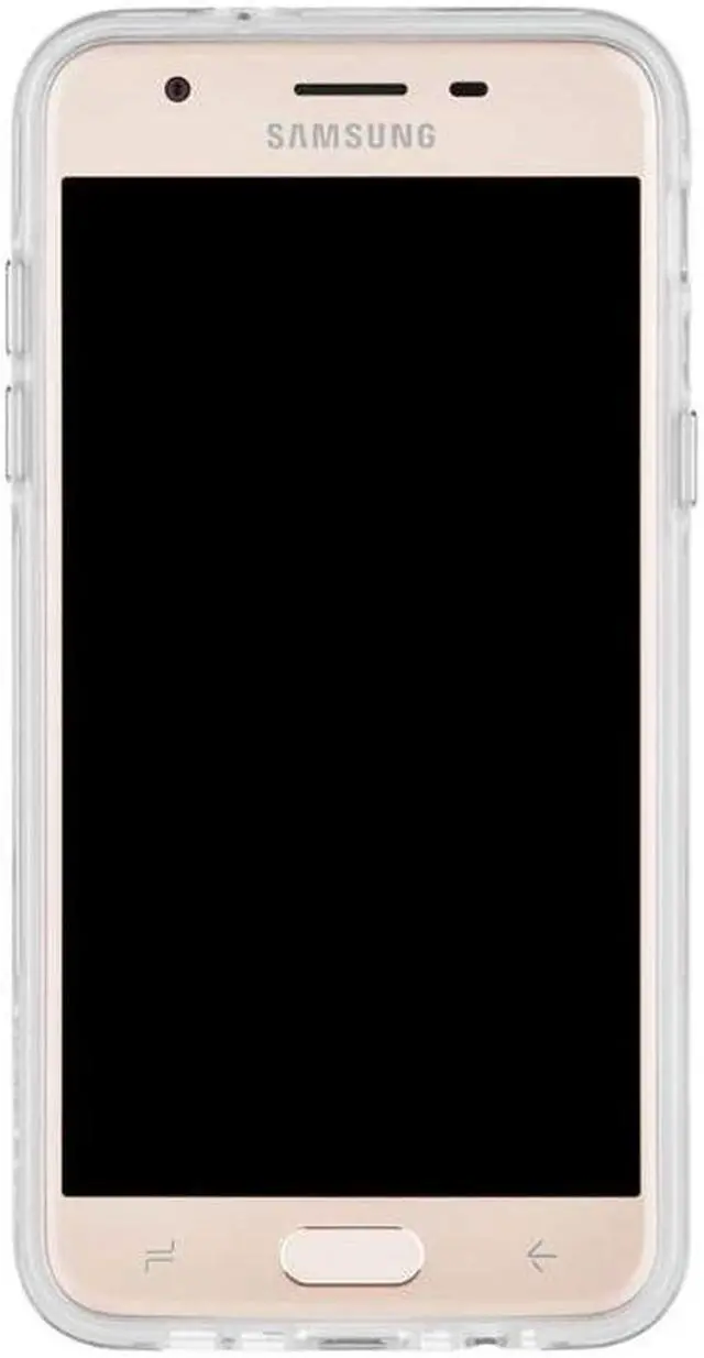 Alt view image 3 of 5 - Case-Mate Samsung J3 Case - Naked Tough - Cell Phone Case for J3, Eclipse 2, J3 Mission 2, J3 Star, Express Prime 3, Amp Prime 3 - Clear