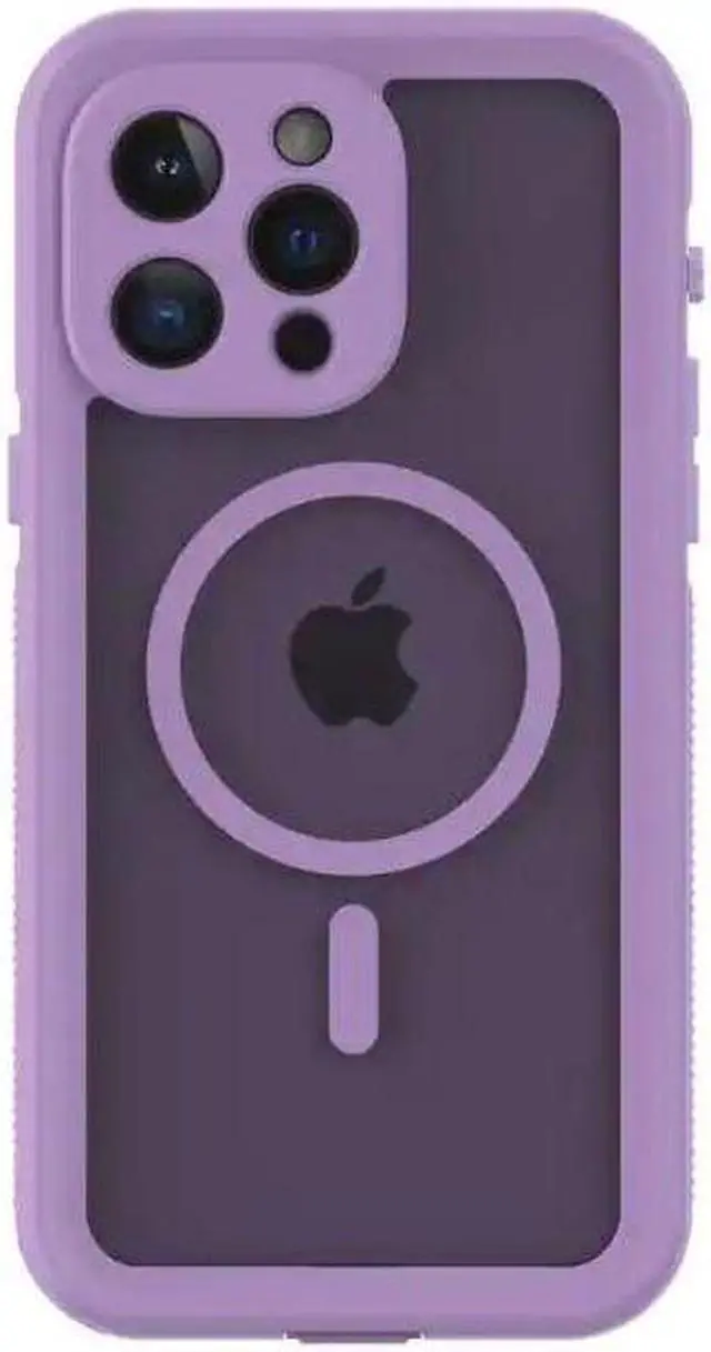 Alt view image 2 of 7 - Body Glove Tidal Waterproof Case with Magsafe - iPhone 14 Pro Max Color:
Muted Lavender