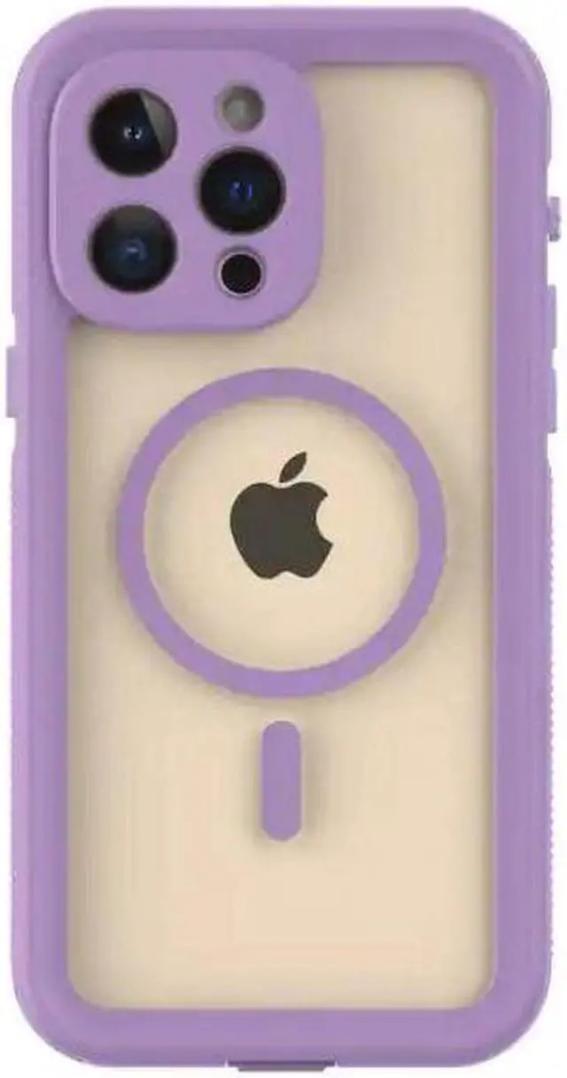 Alt view image 3 of 7 - Body Glove Tidal Waterproof Case with Magsafe - iPhone 14 Pro Max Color:
Muted Lavender