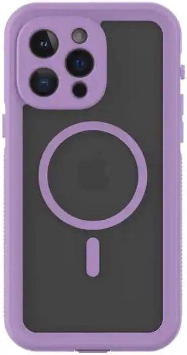 Alt view image 4 of 7 - Body Glove Tidal Waterproof Case with Magsafe - iPhone 14 Pro Max Color:
Muted Lavender
