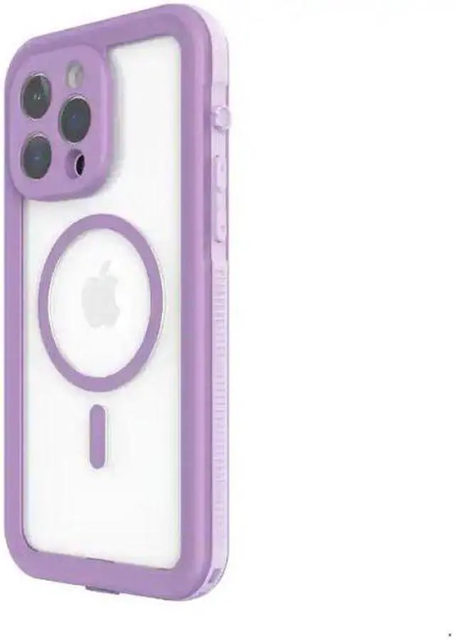 Alt view image 5 of 7 - Body Glove Tidal Waterproof Case with Magsafe - iPhone 14 Pro Max Color:
Muted Lavender