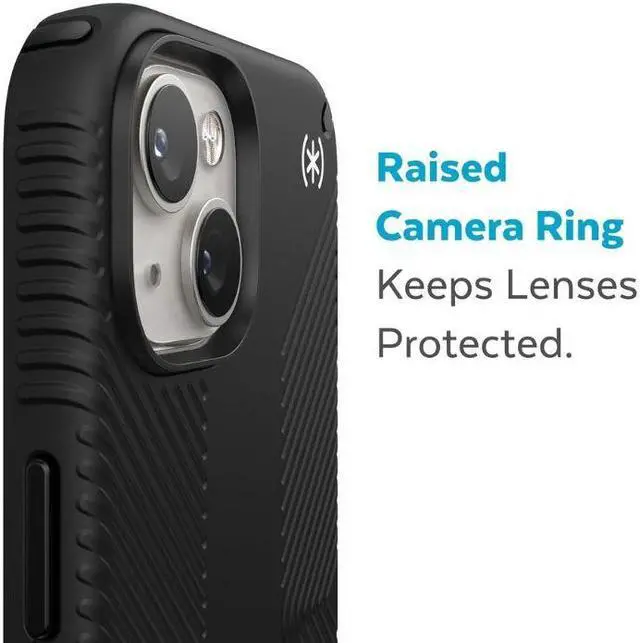 Alt view image 4 of 6 - Speck Presidio2 Grip with MagSafe Case - iPhone 14 Plus Color Black