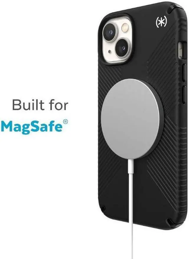 Alt view image 5 of 6 - Speck Presidio2 Grip with MagSafe Case - iPhone 14 Plus Color Black