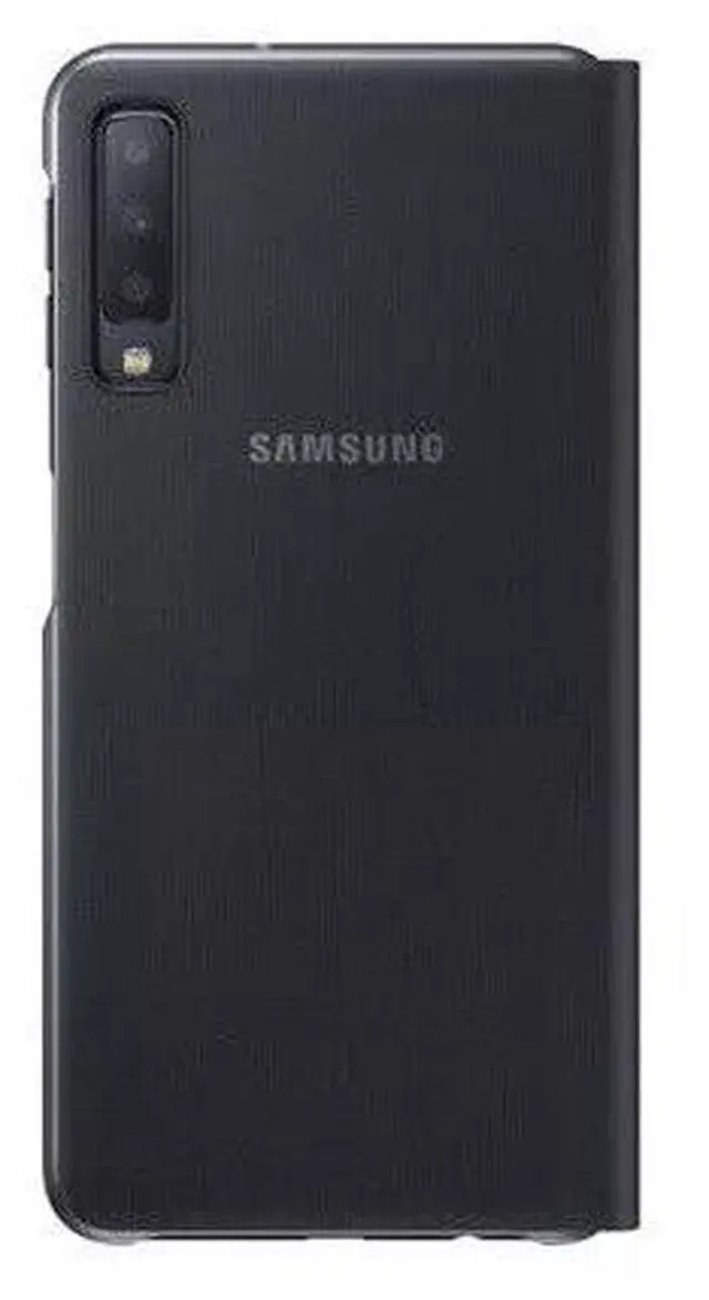 Alt view image 4 of 4 - Samsung Original Folio Wallet Cover Case for Galaxy A7 2018 - Black