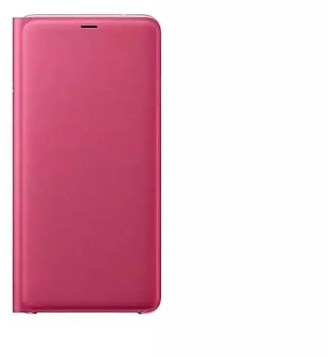 Main image of Samsung Original Galaxy A9 2018 Wallet Cover Case, Pink