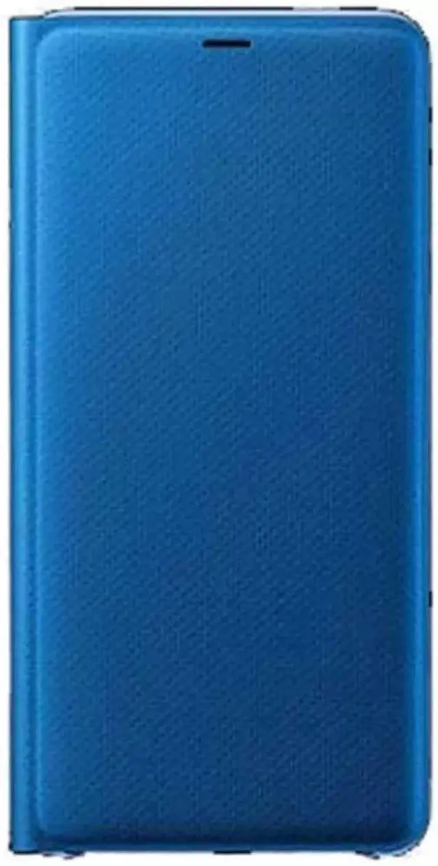 Alt view image 2 of 3 - SAMSUNG Original Galaxy A9 2018 Wallet Cover Case, Blue