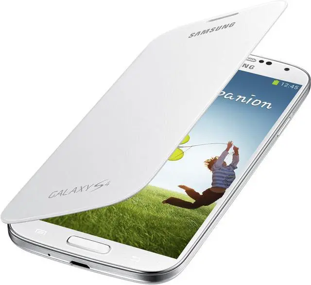 Main image of Samsung Galaxy S4 Flip Cover Folio Case (White)