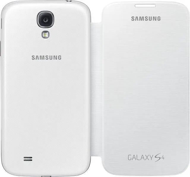 Alt view image 5 of 5 - Samsung Galaxy S4 Flip Cover Folio Case (White)