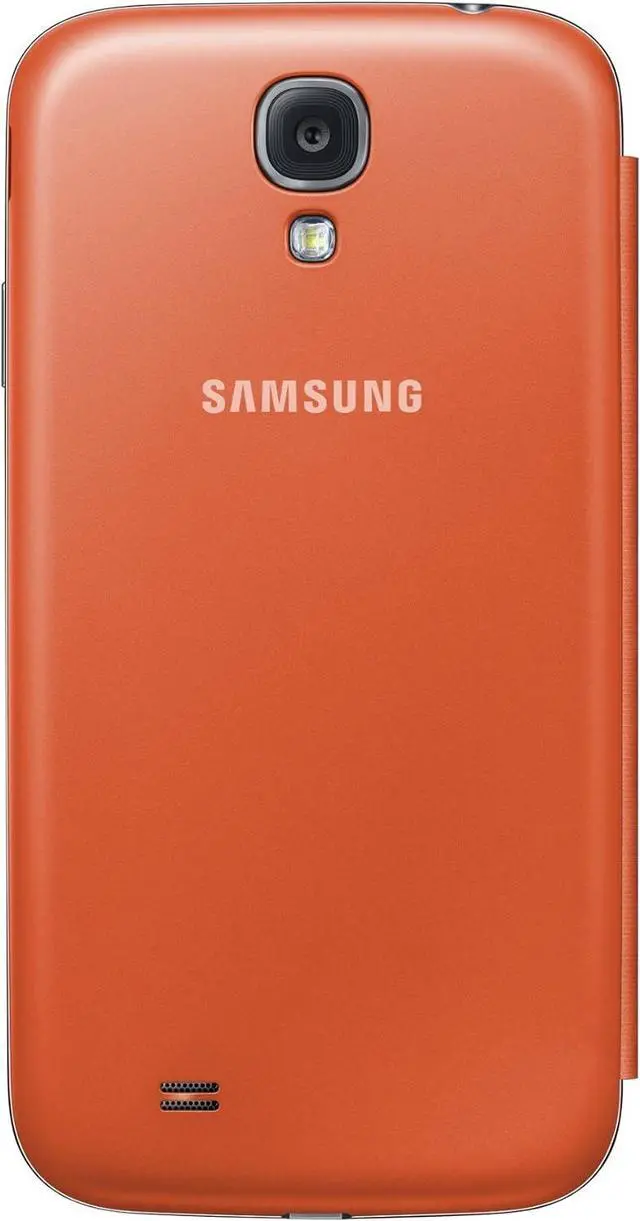 Alt view image 4 of 5 - Samsung Galaxy S4 Flip Cover Folio Case (Orange)