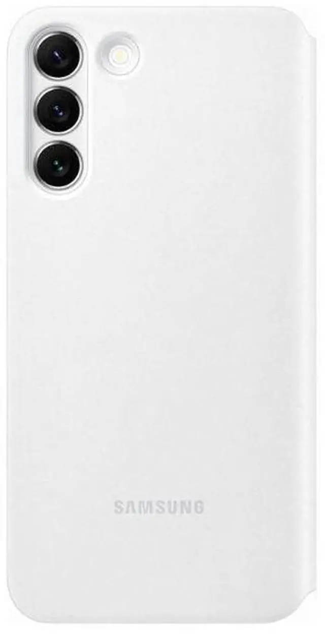 Main image of Samsung Official S22+ Smart Clear View Cover I Color: White