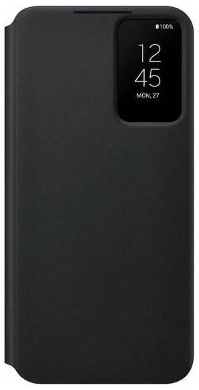 Main image of Samsung Galaxy 22+ Smart Clear View Cover I Color: Black