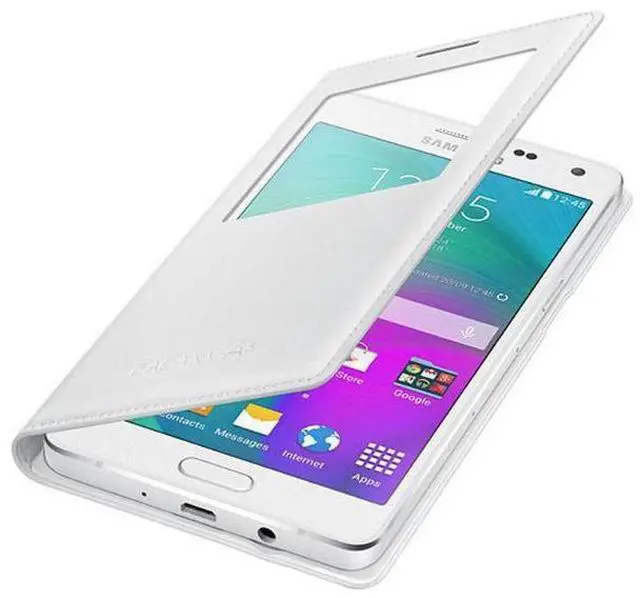 Main image of Samsung Galaxy A5 S View Cover Case I Color: White