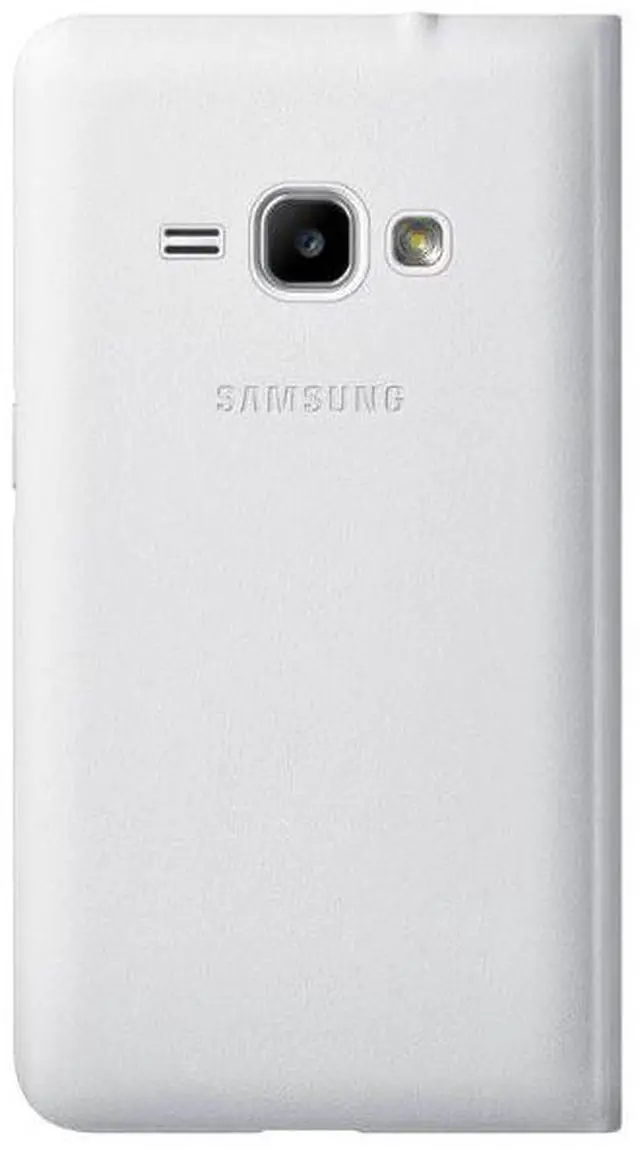 Alt view image 2 of 3 - Samsung Galaxy J1 2016 Flip Wallet Cover I Color: White