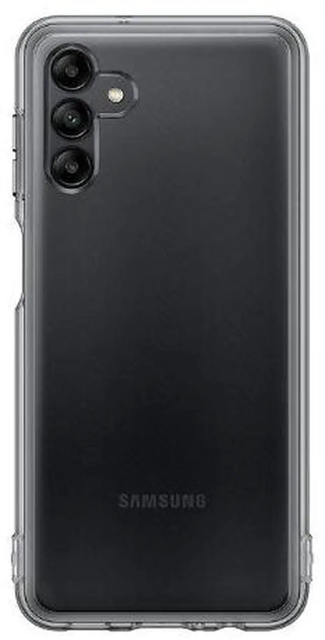 Main image of Samsung Galaxy A04S Soft Cover I Color: Black/Clear