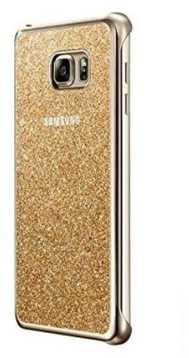 Alt view image 3 of 3 - Original Samsung Galaxy Note 5 Glitter Protective Back Cover Case I Color: Gold