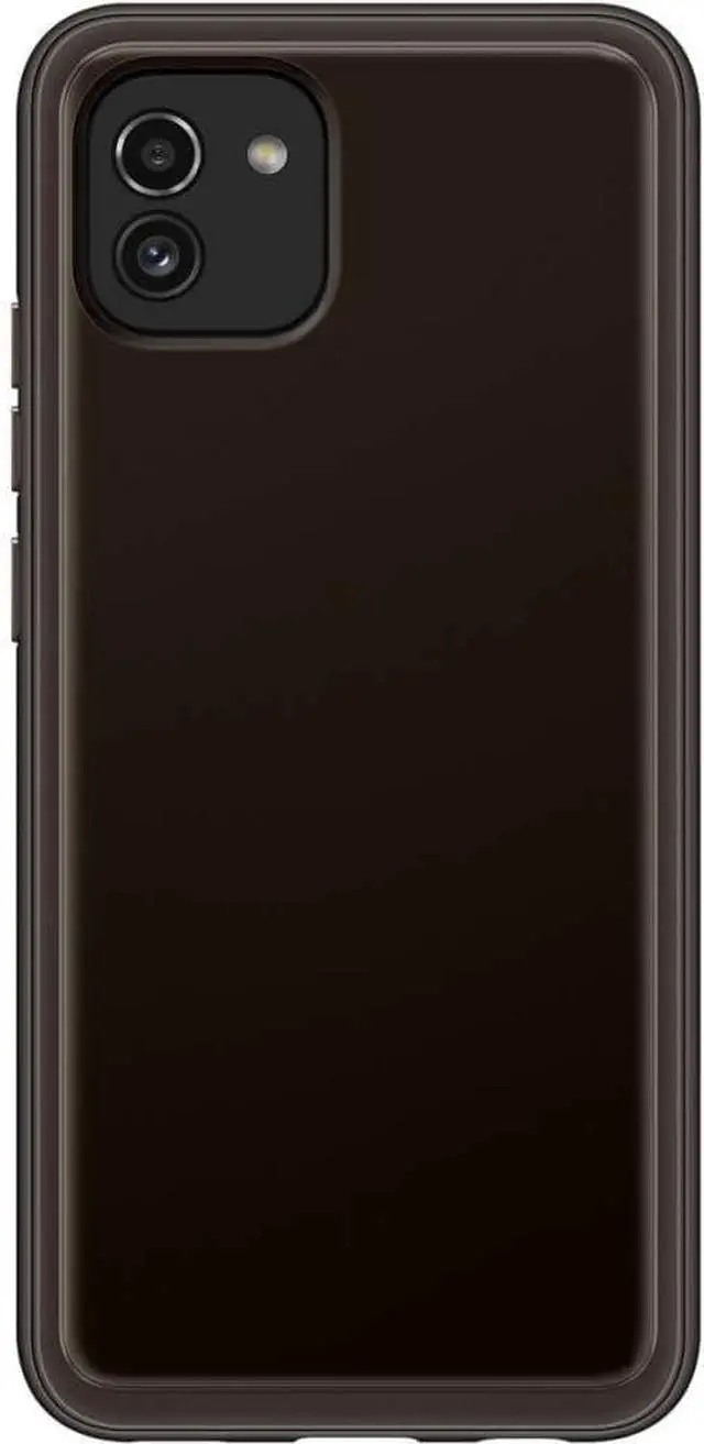 Alt view image 3 of 3 - Samsung Galaxy A03 Soft Clear Cover I Color: Black