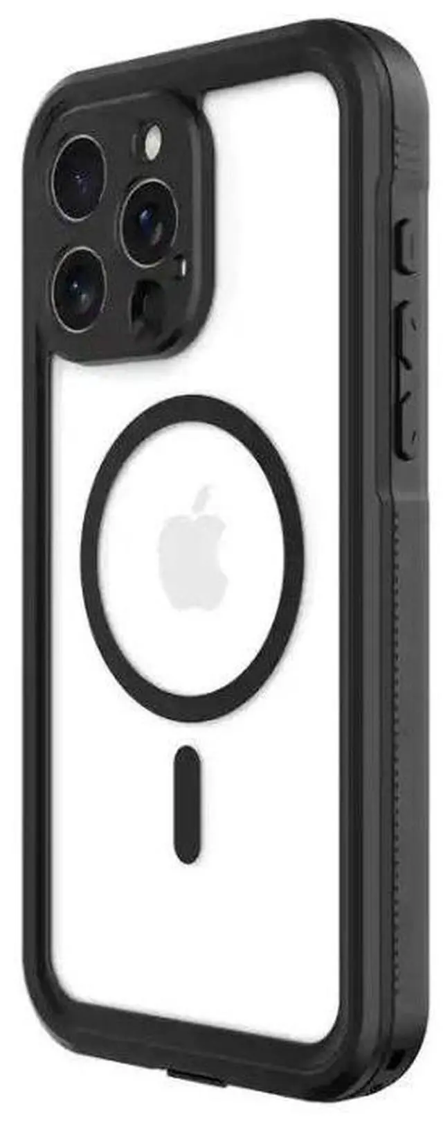 Alt view image 2 of 3 - Body Glove Tidal Waterproof Case with MagSafe  for iPhone 15 Pro Max | Color: Clear/Black