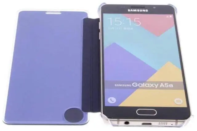 Alt view image 3 of 3 - SAMSUNG Clear View Cover Case for Galaxy A5 I Color: Blue