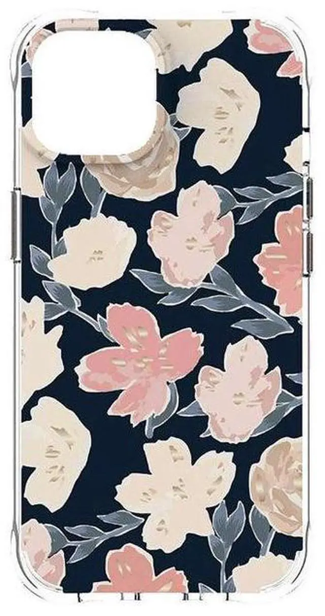 Main image of Body Glove Karma Case with MagSafe for iPhone 13 & iPhone 6.1 2022 | Color: Blush Navy Flora