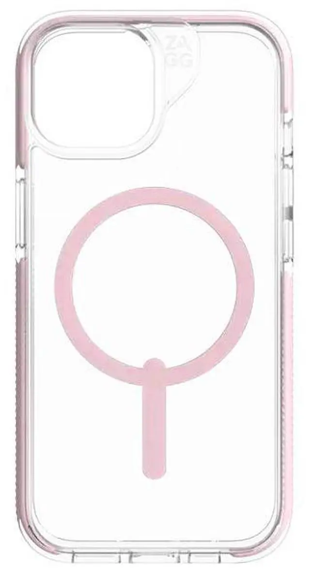Alt view image 2 of 3 - Zagg Picadilly Snap Case for iPhone 15 Pro Max | Color: Clear/Pink