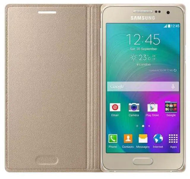 Alt view image 3 of 3 - Samsung Galaxy A3 I Color: Gold
