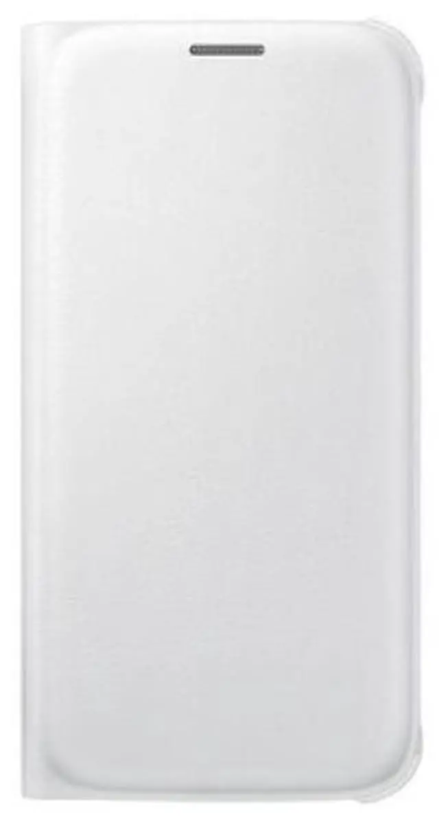 Main image of Samsung Galaxy S6 Flip Wallet I Color: White