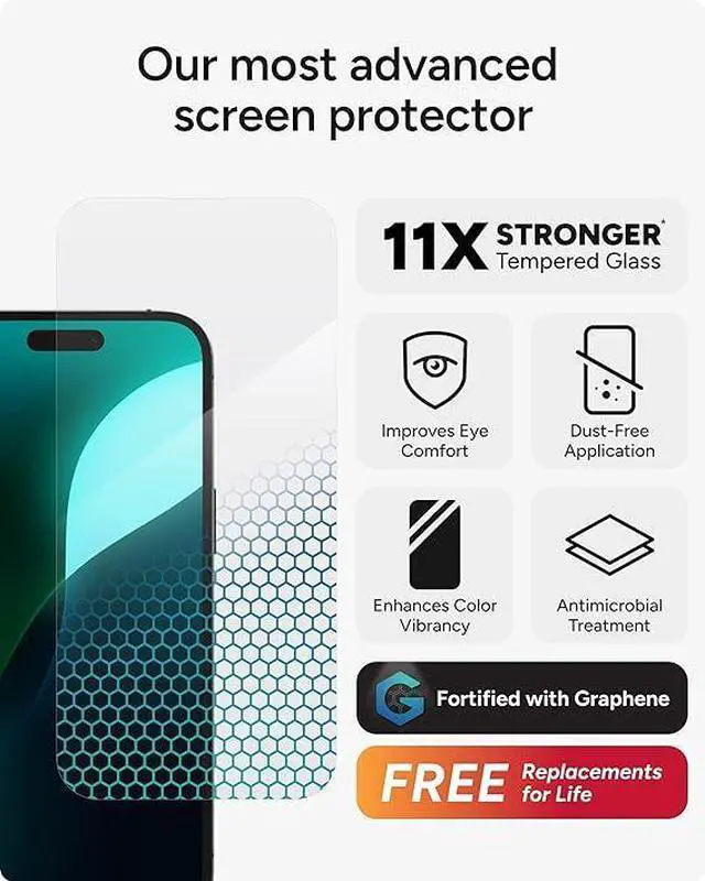 Alt view image 2 of 3 - ZAGG ZGGXTR4-16 Plus (2024 iPhone Plus) XTR4 CLER