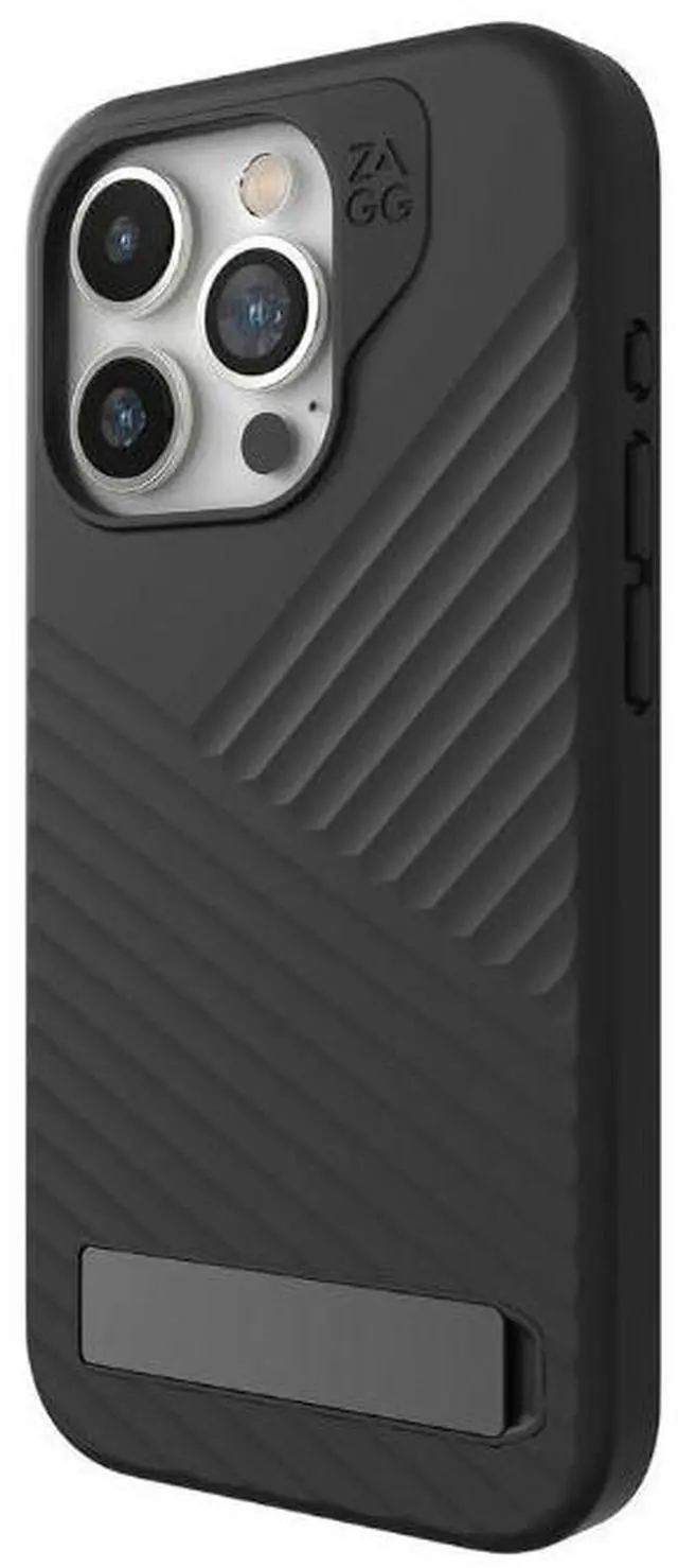 Main image of Zagg Denali Snap with Kickstand Black Case for iPhone 15 Pro