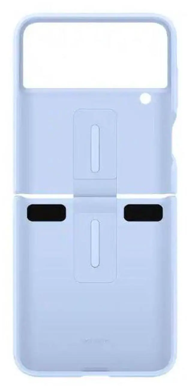 Alt view image 2 of 3 - Samsung Silicone Cover With Ring Case for Samsung Galaxy Z Flip4 | Color: Blue