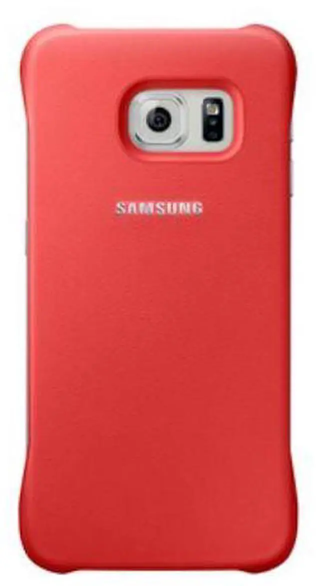 Alt view image 2 of 3 - Samsung Galaxy S6 Edge Protective Cover I Color: Coral (Red)
