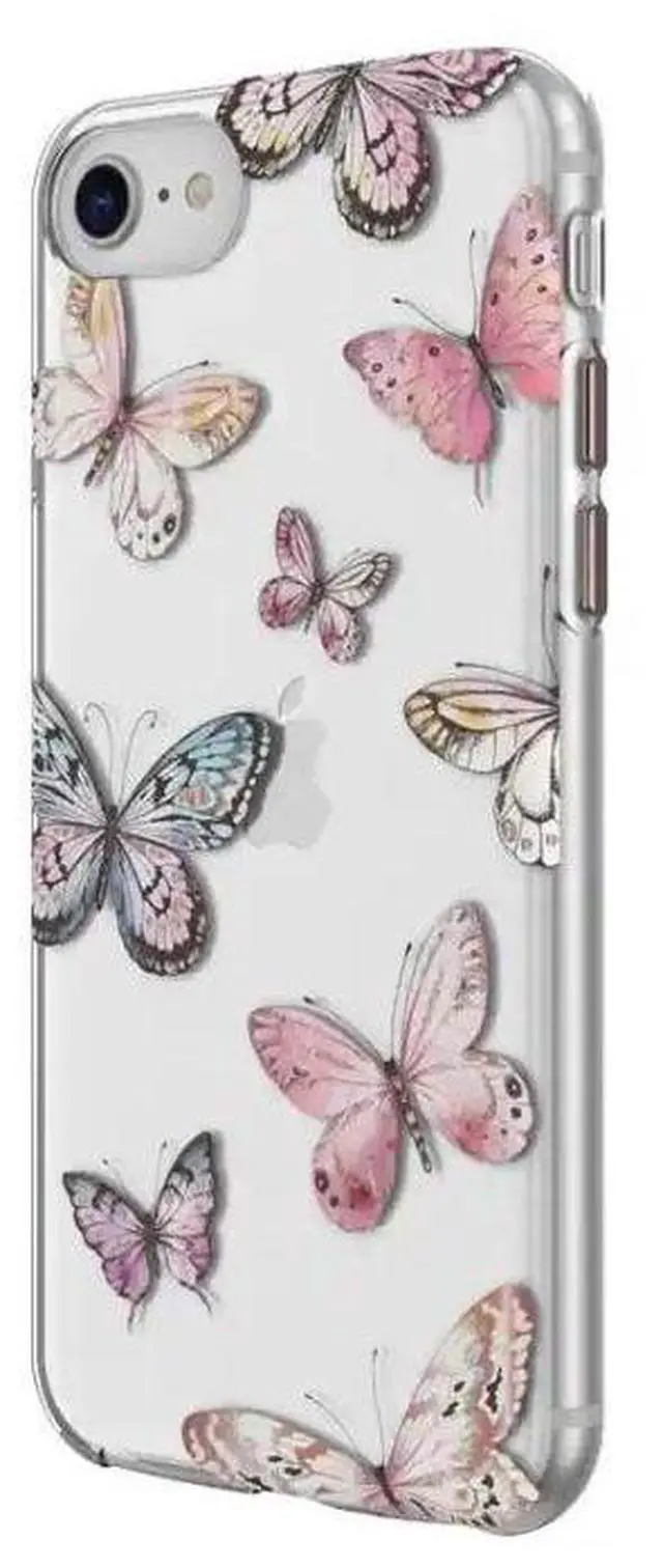 Alt view image 2 of 3 - Body Glove Karma Case for iPhone SE (22-222)/8/7 | Color: Pink Butterflies