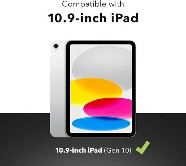 Alt view image 2 of 3 - ZAGG InvisibleShield Glass Elite VisionGuard Screen Protector for iPad 10th Generation 10.9 Inch Clear