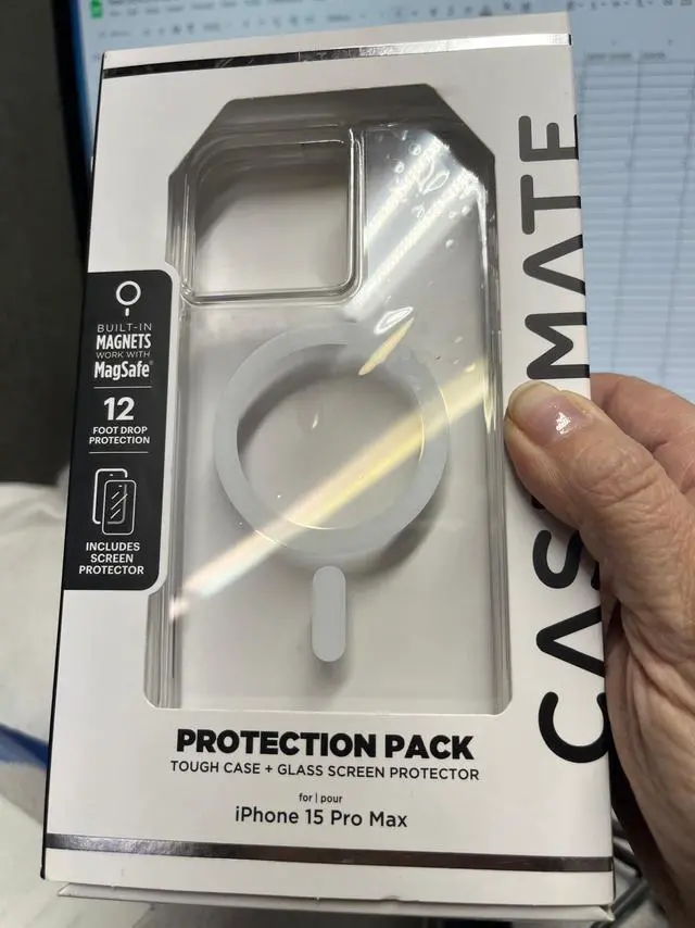 Main image of Case-Mate protection pack Tough case + Glass screen protector iphone 15 pro max