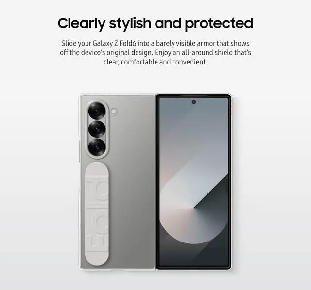 Alt view image 2 of 3 - SAMSUNG Galaxy Z Fold 6 Clear Phone Case Transparent