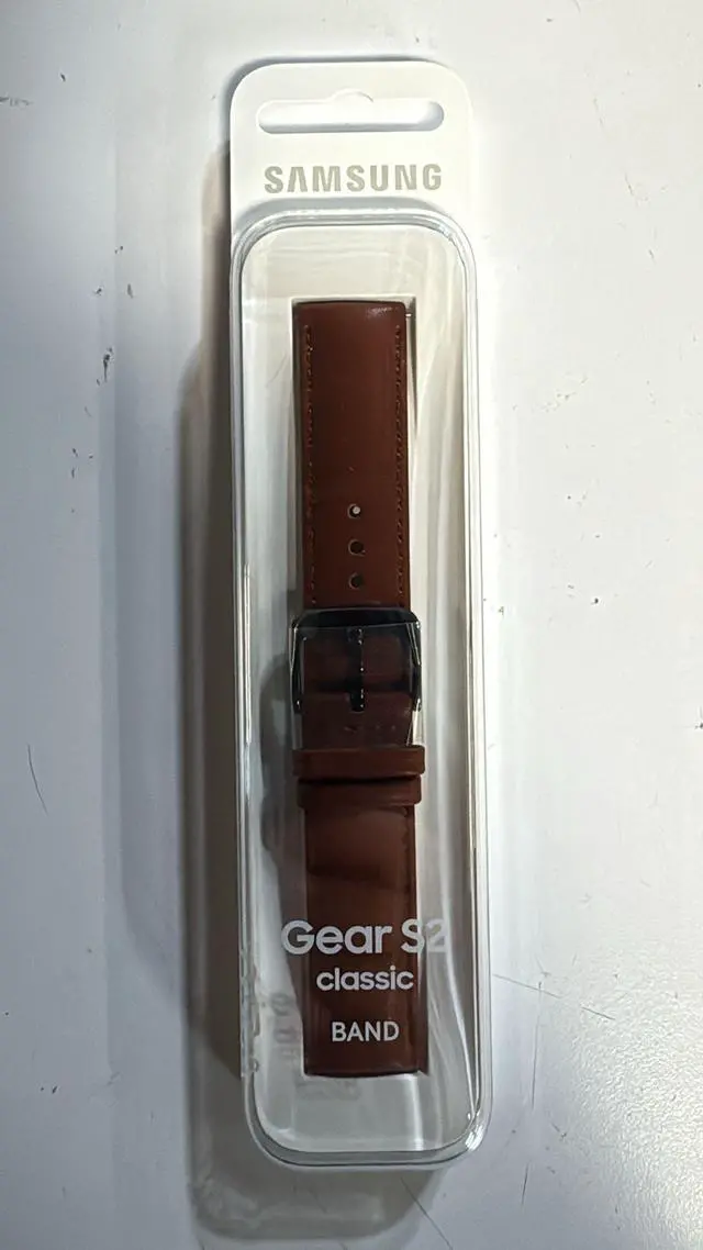 Main image of Gear S2 Classic Bands, Gear Sport Band leather Strap Quick, Size 20mm ,Color- Brown