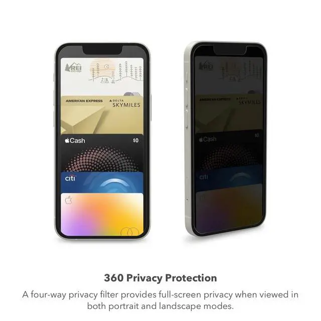 Alt view image 2 of 3 - ZAGG GEP360-14 Pro (iPhone 6.1" Pro 2022) Glass Elite Privacy 360 CLER