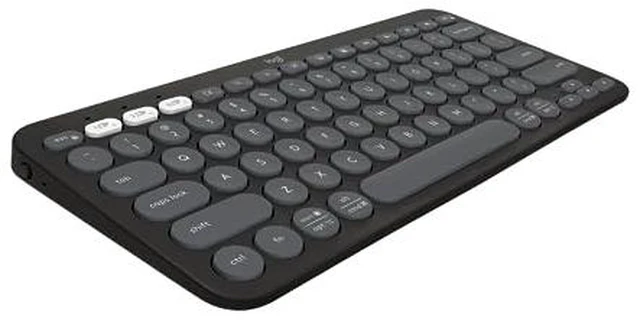 Main image of Logitech Pebble Keys 2 K380s Wireless Bluetooth Keyboard - Tonal Graphite